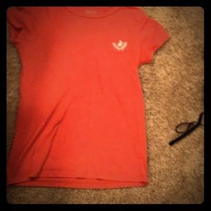 Red Old navy tank top with bunny on pocket
